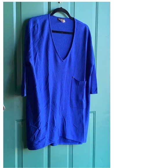 Kerisma size a/m small medium royal blue top oversized - Picture 1 of 5